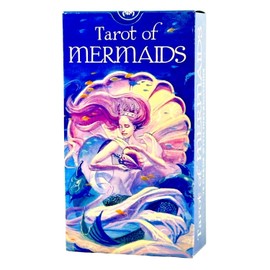 I.I.J Tarot Cards, Tarot of Mermaids, 78 Cards, Tarot of Mermaids, Divination, Japanese Instruction Manual Included, Genuine Product