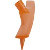 Vikan 71607 Rubber Polypropylene Frame Single Blade Squeegee, 24", Orange