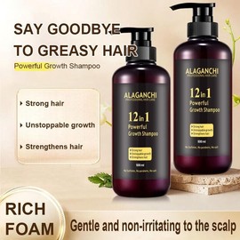 Alaganchi Shampoo,  Crecimiento Del Cabello, Evita La Caída Del Cabello, Caspa