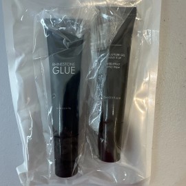 Unbranded 2Pcs Nail Rhinestone Glue 3D Gel Nail Art Strong Adhesive Nail Gem Glue DIY NEW