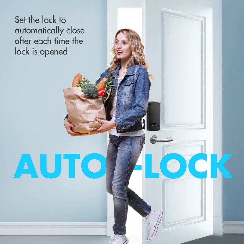 iMagic Touch Screen Deadbolt, Keyless Entry Deadbolt Lock, Electronic Keypad