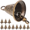 SUPVOX 11pcs Metal Vintage Antique Bells for Craft Wind Chime