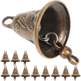 SUPVOX 11pcs Metal Vintage Antique Bells for Craft Wind Chime Making Dog Potty Training Housebreaking