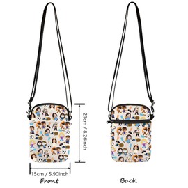 Lywjyb Birdgot Horror TV Show Inspired Crossbody Bag Thriller Drama Lover Gift TV Show Fan Gift (Anime person CR)