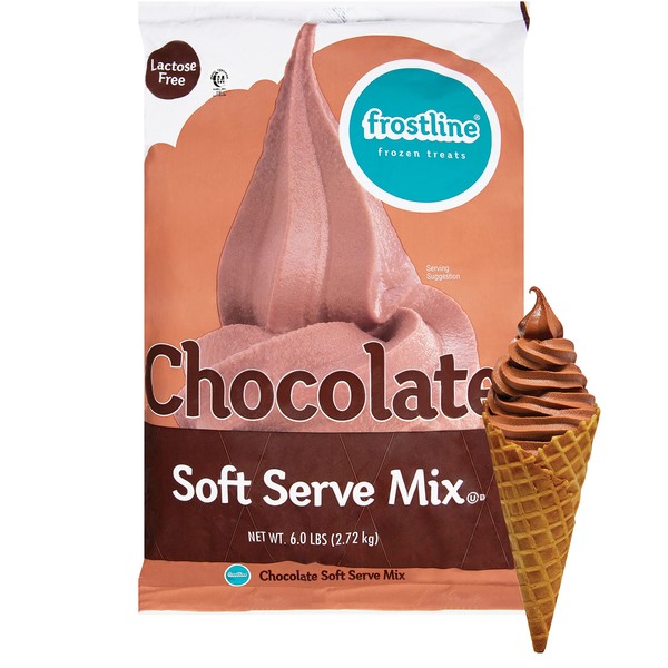 Frostline Chocolate Soft Serve Mix, 6 Pound Bag (Pack of 1)
