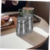 iplusmile 2pcs Portable Seasoning Bottles Condiment Containers Stand for Salt