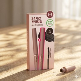 Mude Skinny Curling Mascara 1+1 Special Set [1+1 Special] Skinny 01 Black / 뮤드 스키니컬링 마스카라 1+1 기획세트 [1+1기획] 스키니 01 블랙