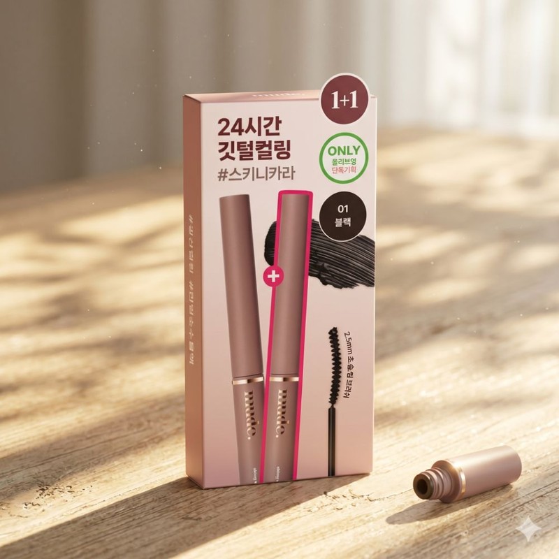 Mude Skinny Curling Mascara 1+1 Special Set [1+1 Special] Skinny