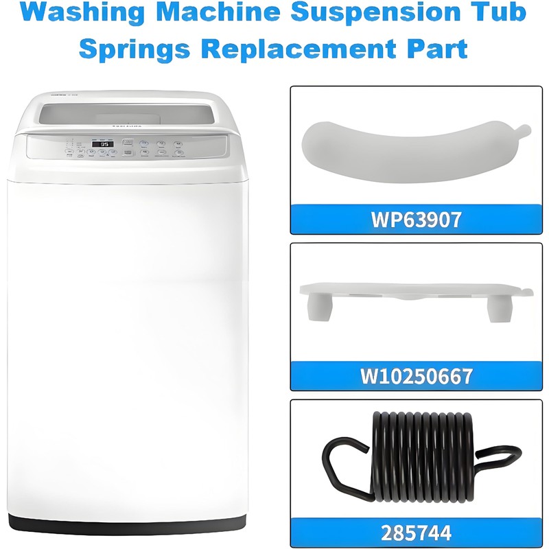 Washing Machine Replacement Kit For Whirlpool - 3 Suspension Springs