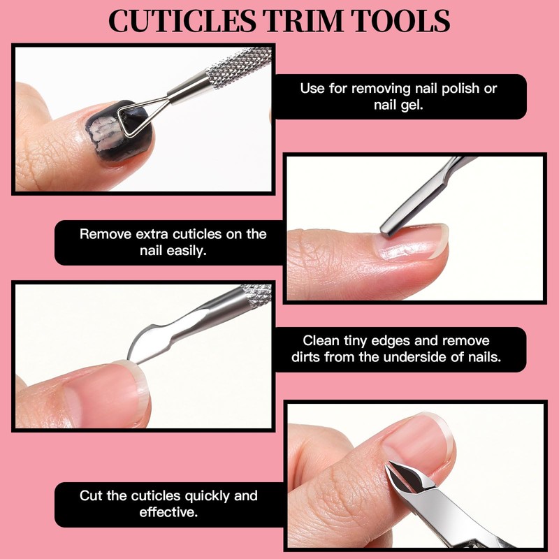 FANDAMEI Buffer for Nails, Buffer for Gel Nails, Manicure Set,