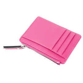 Crewell Women Men Lady Wallets Purse Zipper PU Small Mini Soft Thin For Money Card Coin
