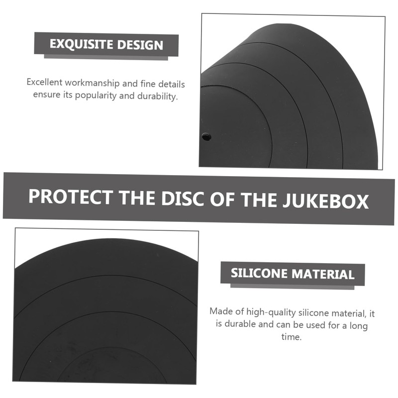 OSALADI Turntable Record Mat Vinyl Record Pad Anti-Static Disc Protective