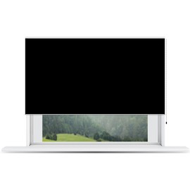 Windowpix ShadePix Blackout Roller Window Shade Custom 55 x 36 Black