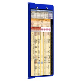WhiteCoat Clipboard - Vertical - Blue - Anesthesia Edition