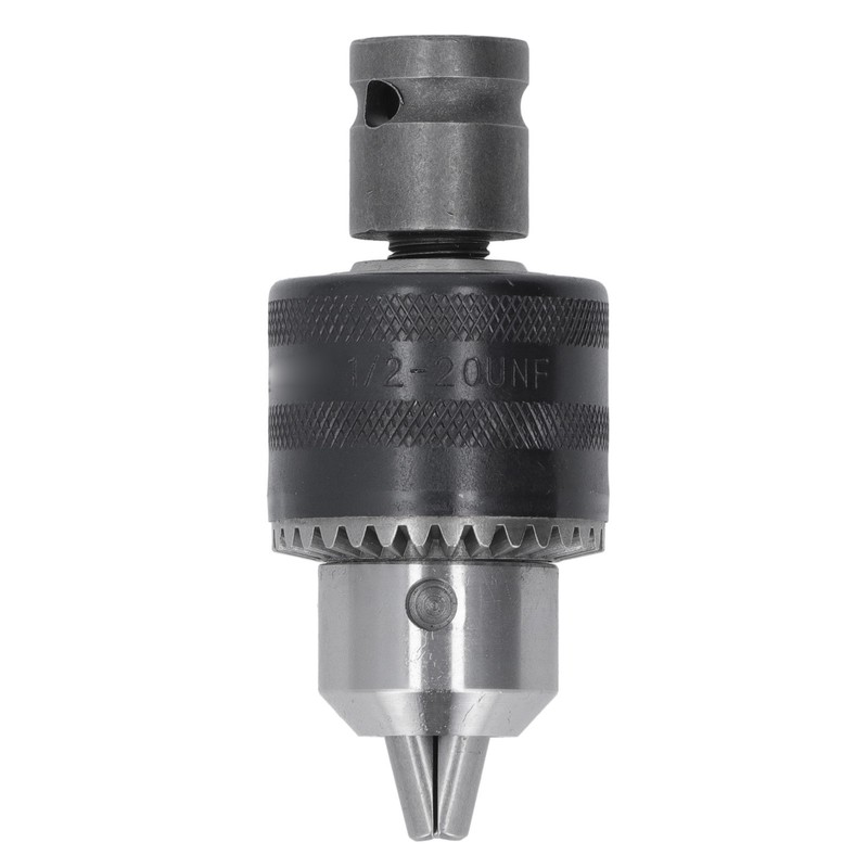 3 Jaw Drill Chuck 1/16‑1/2in with Tightening Key for Impact