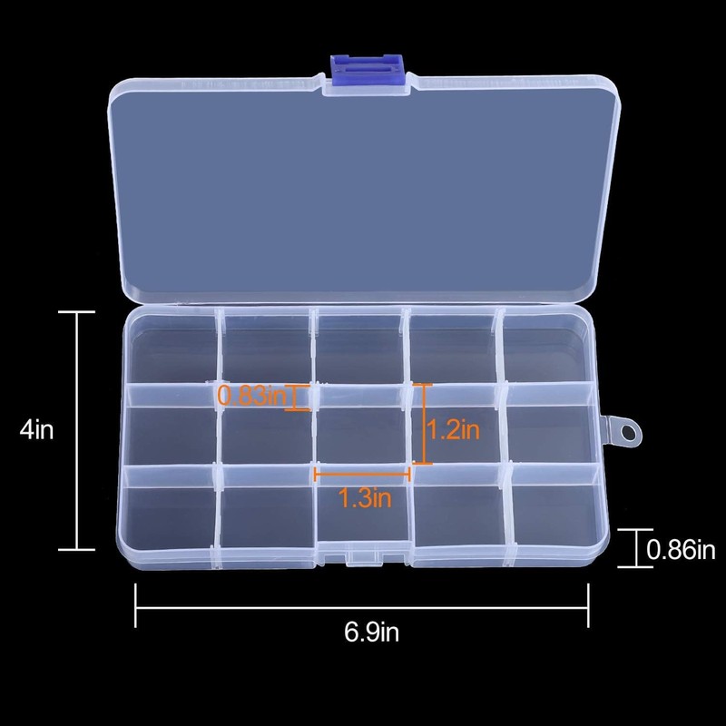 Pack of 6 Folding Boxes, Small Storage Basket Organiser, Stackable