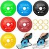 Lamoutor 6Pcs 4.5 Inch Glass Cutting Disc for Angle Grinder,