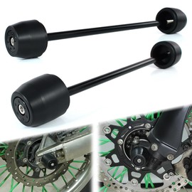 Xitomer Front + Rear Axle Sliders Fit for KLX300 2021-2024, KLX250 2010-2020 Motorcycle Front Rear Axle Frame Sliders Wheel Protector Crash Pads