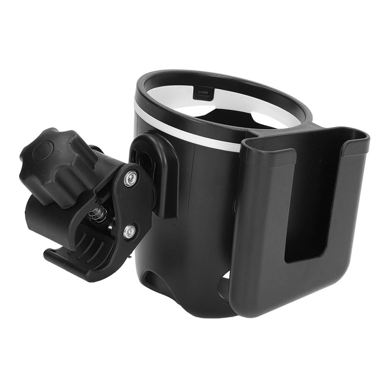 Baby Stroller Cup Holder Prevent Slipping Adjustable 360 Degree Rotating