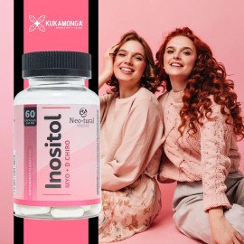 Inositol Myo D-Chiro Neo-tural 60 Cpsulas Sin Sabor Apoyo Natural para el Equilibrio Metablico y Bienestar General