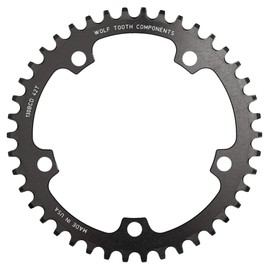 ウルフトゥース(Wolf Tooth) 130 BCD 5 Bolt Chainring 46T compatible with SRAM Flattop チェーンリング