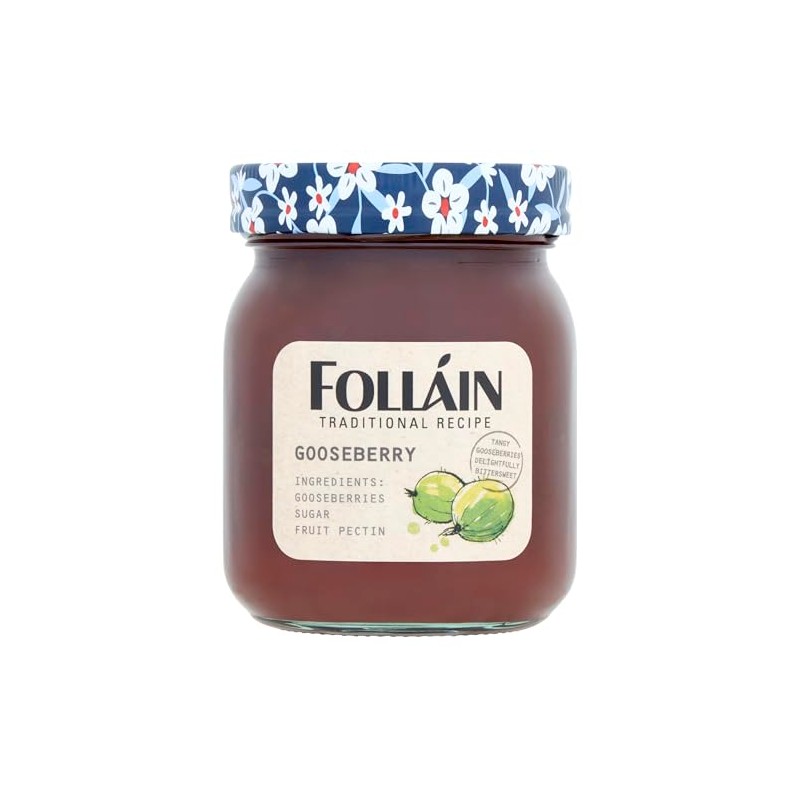 Follain Traditional Irish Gooseberry Jam 370g (13oz)