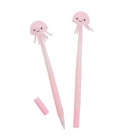 Fun Express 8" Silicone Wiggle Pens with Jellyfish Topper - 12 Pc.