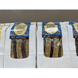 Trader Joe's 2 Packs Trader Joe's Chocolate Almond Biscotti Dipping Cookies 8 oz Each Pack