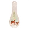 The Leonardo Collection LP52765 Christmas Forest Family Deer Spoon Rest, Melamine, 24x9x3cm