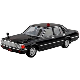 Aoshima Bunka Kyozai Seibu Police No.8 430 Cedric Sedan Masked Patrol Car 1/24 Scale Plastic Model (Automotive)