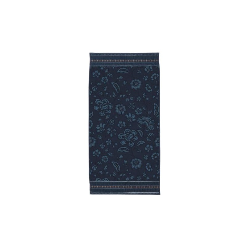 PIP STUDIO Jasmin Jaquard Bath Towel Dark Blue 70 x