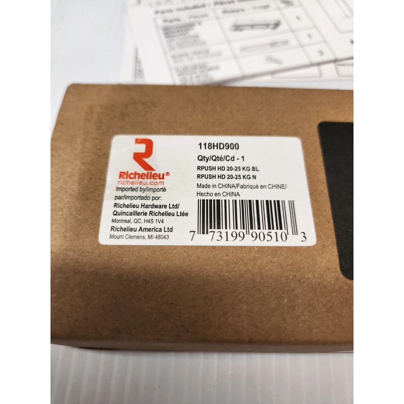 Richelieu R push 119HD900 cabinet door hardware