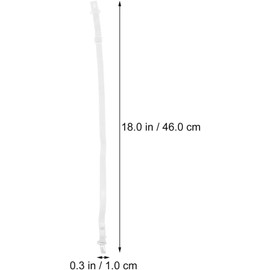 20pcs Extension Belt Elastic Bow Tie Straps with Clips Elastic Bow Strap Band Adjustable Bow Tie Strap Bow Tie Belt Bow Tie Down Strap Evening Dress Polyester Elasticity