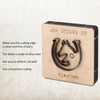 Leather Punching Die Wolf Shaped Alloy Steel and Birch High