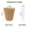 INCIKITI INCIKITI Biodegradable Peat Pots for Seedling - 120 Pack