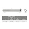 sourcing map Pack of 20 Round Coupling Nuts M4 x