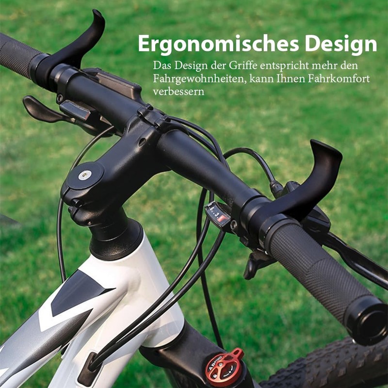 Treki Pack of 2 Bicycle Handlebar Ends Adjustable Bicycle Steering