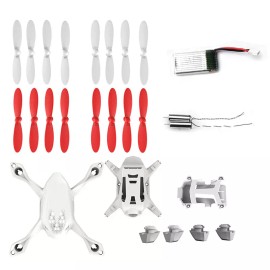 Hubsan X4 H107D Drone Ultimate Value Crash Pack H107D-A07 Battery Motors Blades
