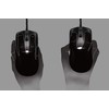 Ducky Feather Gaming Mouse, Black, USB, 7 Buttons, 16000 DPI,