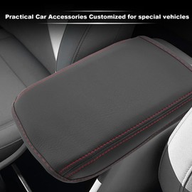 YEE PIN Armrest Cover Compatible with Hyundai Kona SX2 2024 2025, Centre Armrest Cover, Leather Protective Armrest Protection, Centre Console Accessories