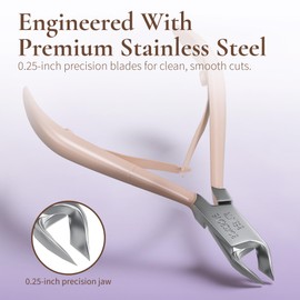 BOXGROVE BEAUTY Professional Cuticle Cutter & Pusher Trimmer Manicure Tools with Double Spring – Perfect Nail Care Tool for Manicure & Pedicure Beauty at Home/Spa/Saloon