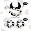 1 Cow Element Headband and 2 Cow Element Hair Ties,