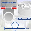 DGSL Garage Door Seals Bottom Rubber Weather Stripping Sealing Strip