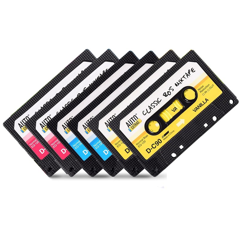 6x Cassette Air Freshener – Bundled by Smart Cutie