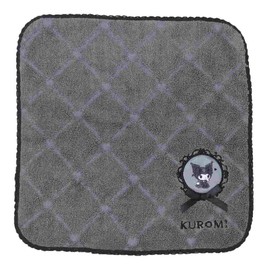 Marushin 3725002500 Mini Towel Hand Towel, Handkerchief, Black at Midnight, 100% Cotton, Antibacterial, Odor Resistant, Present, Gift, Birthday