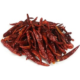 Indian Teja Cayenne Pods Whole S17 Dried Chilli Pods (200, Grams)