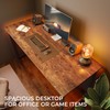 Huuger Computer Desk, 40 Inch Office Desk, Gaming Desk with