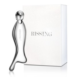 RISSING 4-in-1 Gua Sha Facial Tools: Lymphatic Drainage Massager Facial Roller for Wrinkles and Lifting, Stainless Steel Gua Sha Tool for Face (Portable Box Edition)