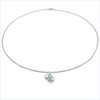 Jewelry-Schmidt-Necklace / pendant-emerald-925 Silver Rhodium