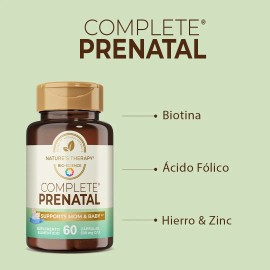 Embarazo Prenatal Ácido Fólico Multivitamínico Suplementont® Sabor Sin sabor